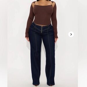 Fashion Nova Wide Leg Jeans